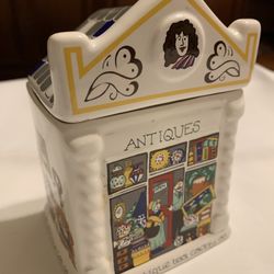 WADE England Antiques Store English Life Tea Caddy