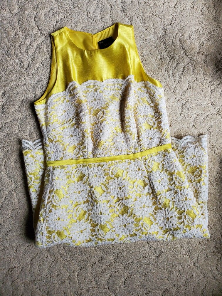 BNWT Beautiful vibrant yellow dress | Size 4