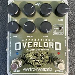 EHX Overlord Boost & OD Pedal 