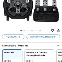 Logitech G920 Driving Force Racing Wheel With Shifter And Stand