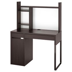 Micke IKEA Black/brown Desk 