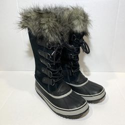 “New” Sorel Women’s Joan Of Arctic Boot, Black, Sizes 7, 8, 9