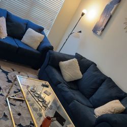 Sofa and love seat living room set