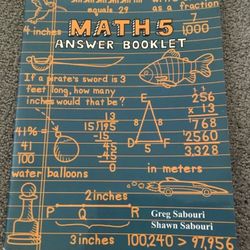 Teaching textbooks math 5 answer booklet