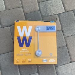 W W digital glass Scale