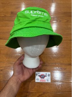Supreme Green Chino Twill Crusher Hat Size M/L SS24 Brand New