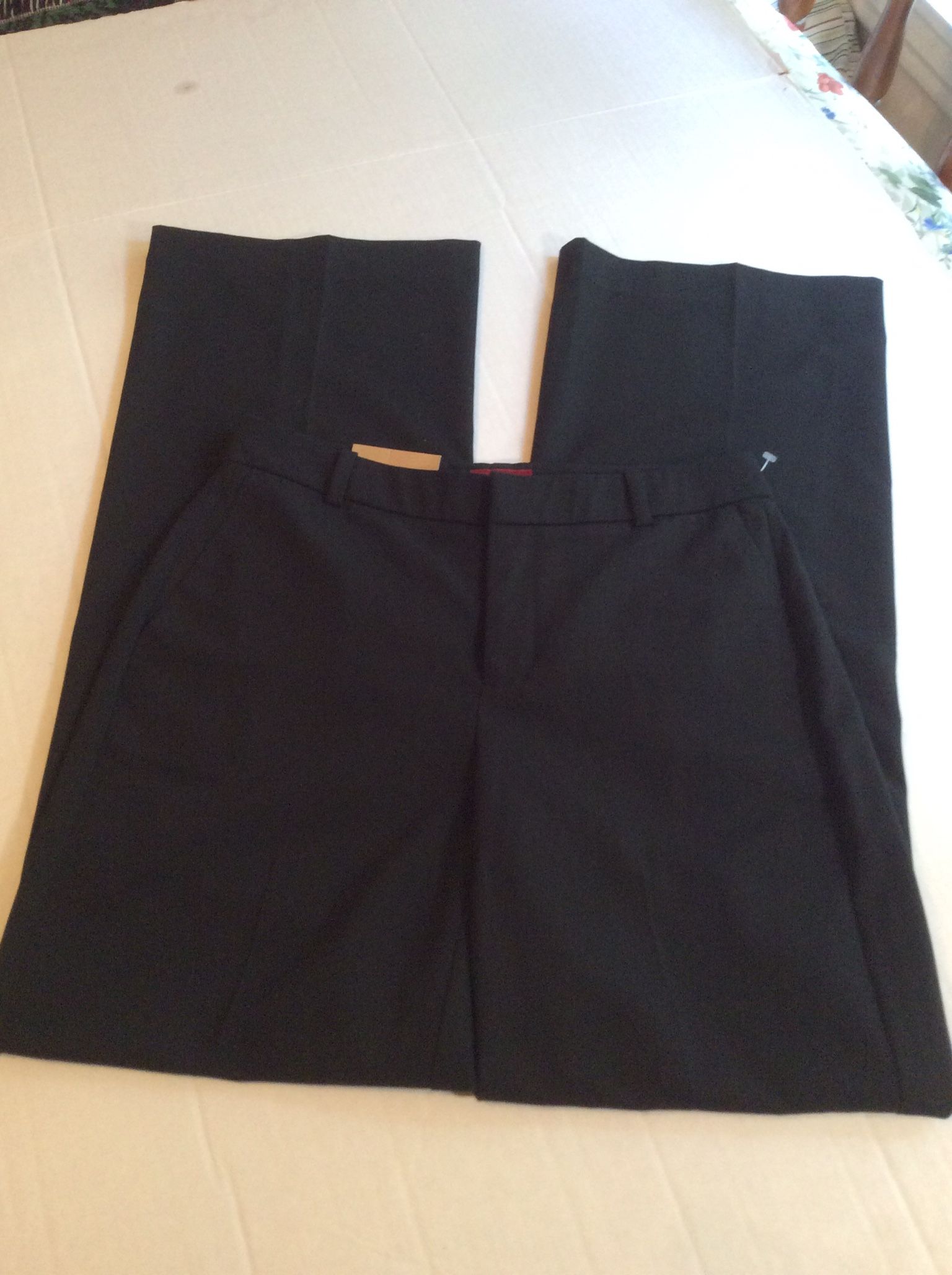 MERONA Women’s Dress Pants, Stretch, Flat Front, Sz 6, Fit 1, Straight Leg, NWT