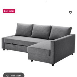IKEA Sofa Bed with Chaise
