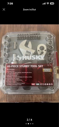 Husky 46 pc racket and socket set