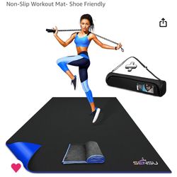 7' X 5' Exercise mat - 1 Piece (Extra Thick 8.5mm)