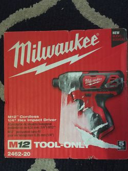 Milwaukee 1/4 inch hex impact read profile