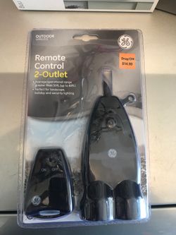 Remote control outlet w/remote