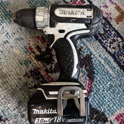 Makita drill and battery