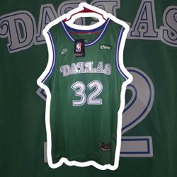Men's Dallas Mavericks Cooper Flagg #32 Green Swingman Jersey - Classic Edition