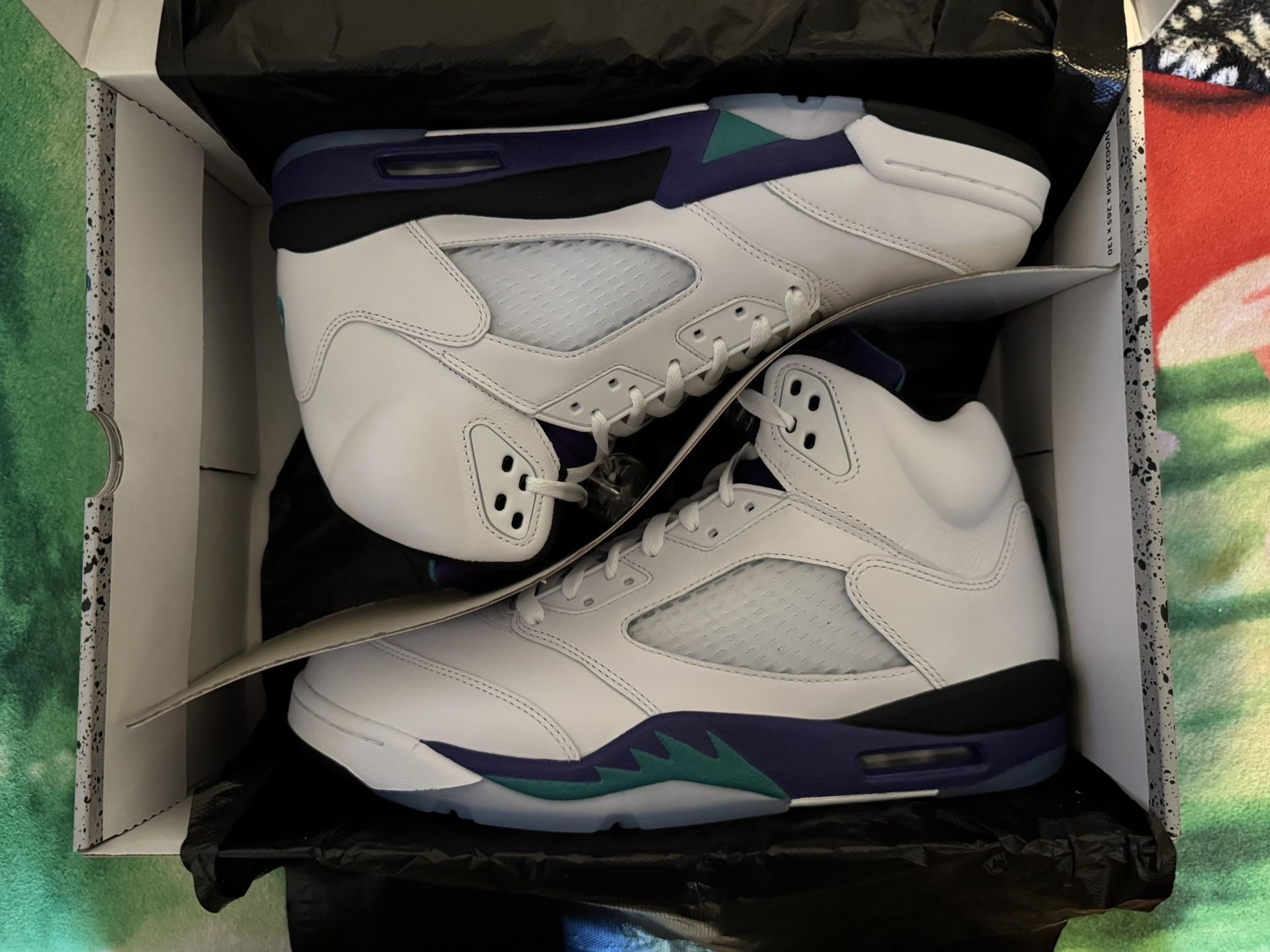 Retro Jordan Grape 5 Size 12