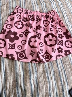 Bravest studios Pink Monogram Print shorts