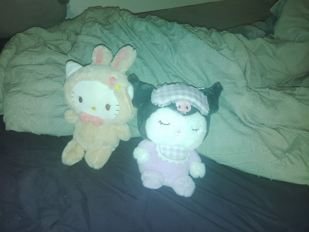 Hello Kitty And Keromi Stuffies 