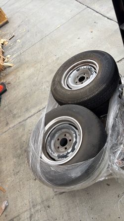 Stock tires and rim 95 gmc sierra
