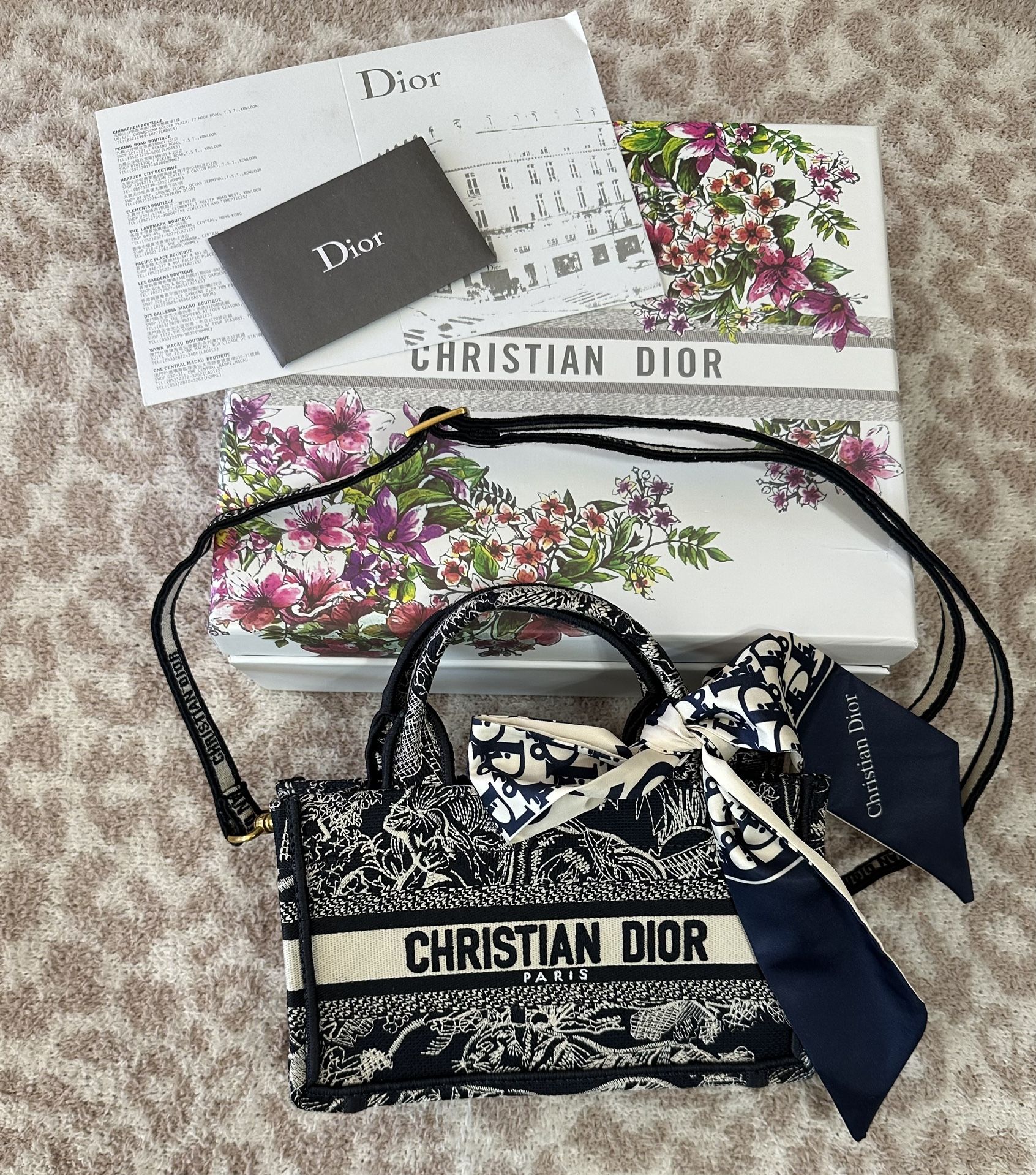 Christian Dior Mini Book Tote $200 **READ DESCRIPTION**