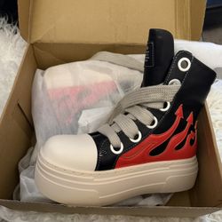 Flat thick Sole Boots Size 36