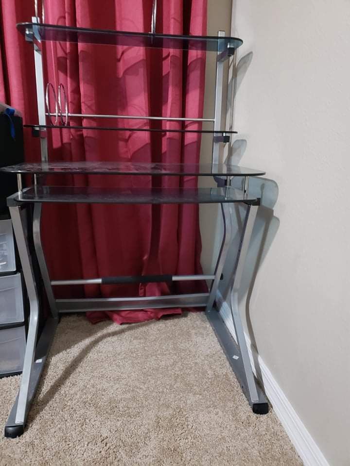Computer Glass Table