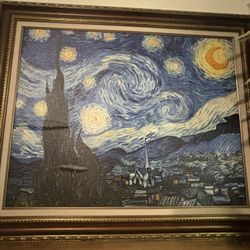 Starry Night, Vincent Van Gogh Classic Art