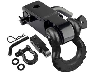 AUTOBOTS Tow Hitch Receiver 2", 45,000 Lbs Break Strength Shackle Hitch Receiver With 5/8" Hitch Pin, 3/4 D Ring Shackle, Towing Accessories For Truck