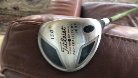 Titleist 980F 3 Wood RH 13 Degrees Aldila NV Green 75 X  stiff shaft new condition new grip
