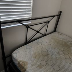 Queen Bed And Frame - Cooling Gel Top 