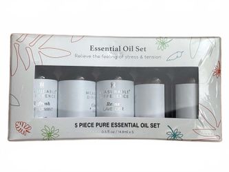 New Chrislie 5-Piece Pure Essential Oil Set