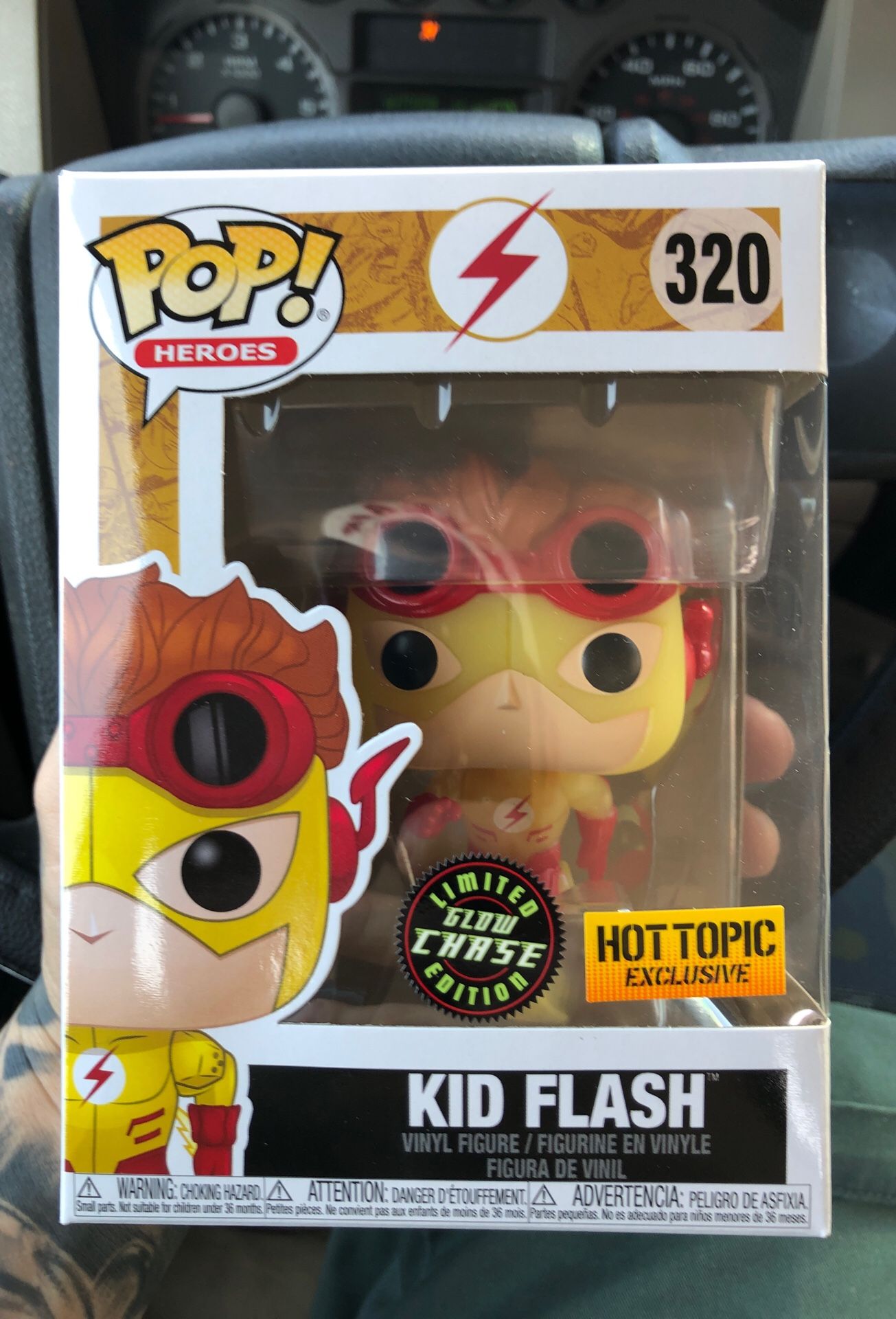FUNKO POP KID FLASH CHASE GITD