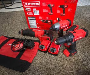 New Craftsman 4-Piece Power Tool Combo Kit