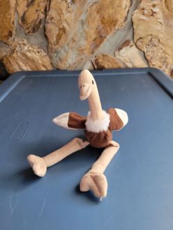Stretchy The Ostrich 1993 Ty Teenie Beanie Plush Stuffed Toy Mini