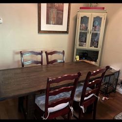 Pottery Barn Rustic Table And Chairs From Pier Imports