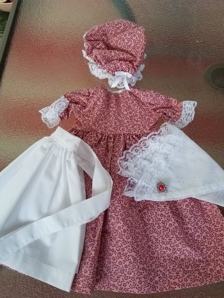 American Girl doll dress Prairie outfit