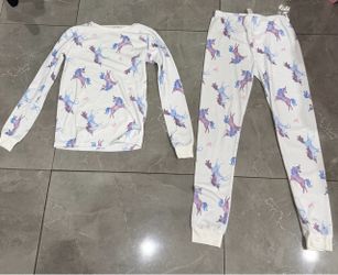 Kids Unicorn Pajama Set Long Sleeve