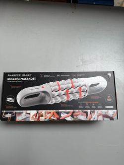 Sharper Image Rolling Massager Total Body Recovery - White
