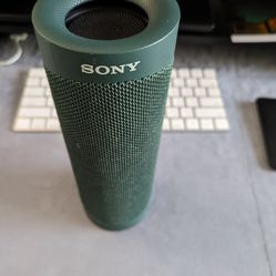 Sony SRS XB23 Bluetooth Speaker - Green w/ Carrying Case