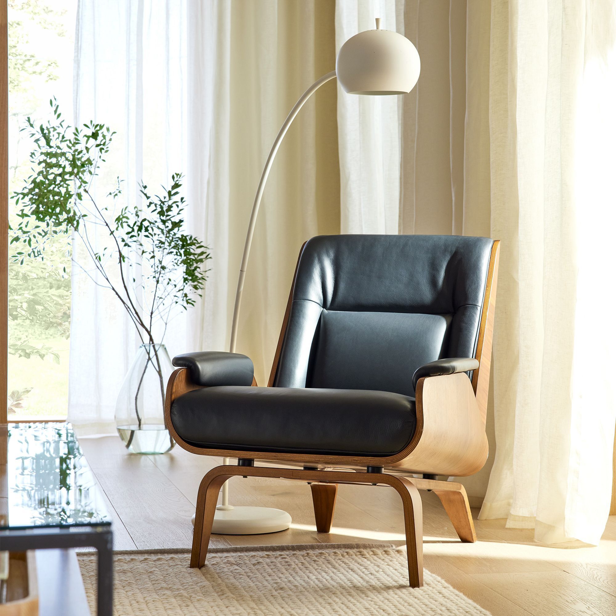 West Elm Paulo Bent Ply Leather Chair for Sale in Los Angeles CA OfferUp