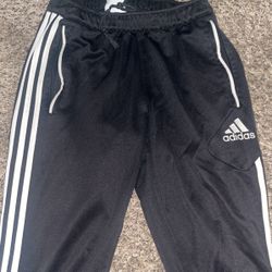 Adidas Sweats- Black & White, Kids XL