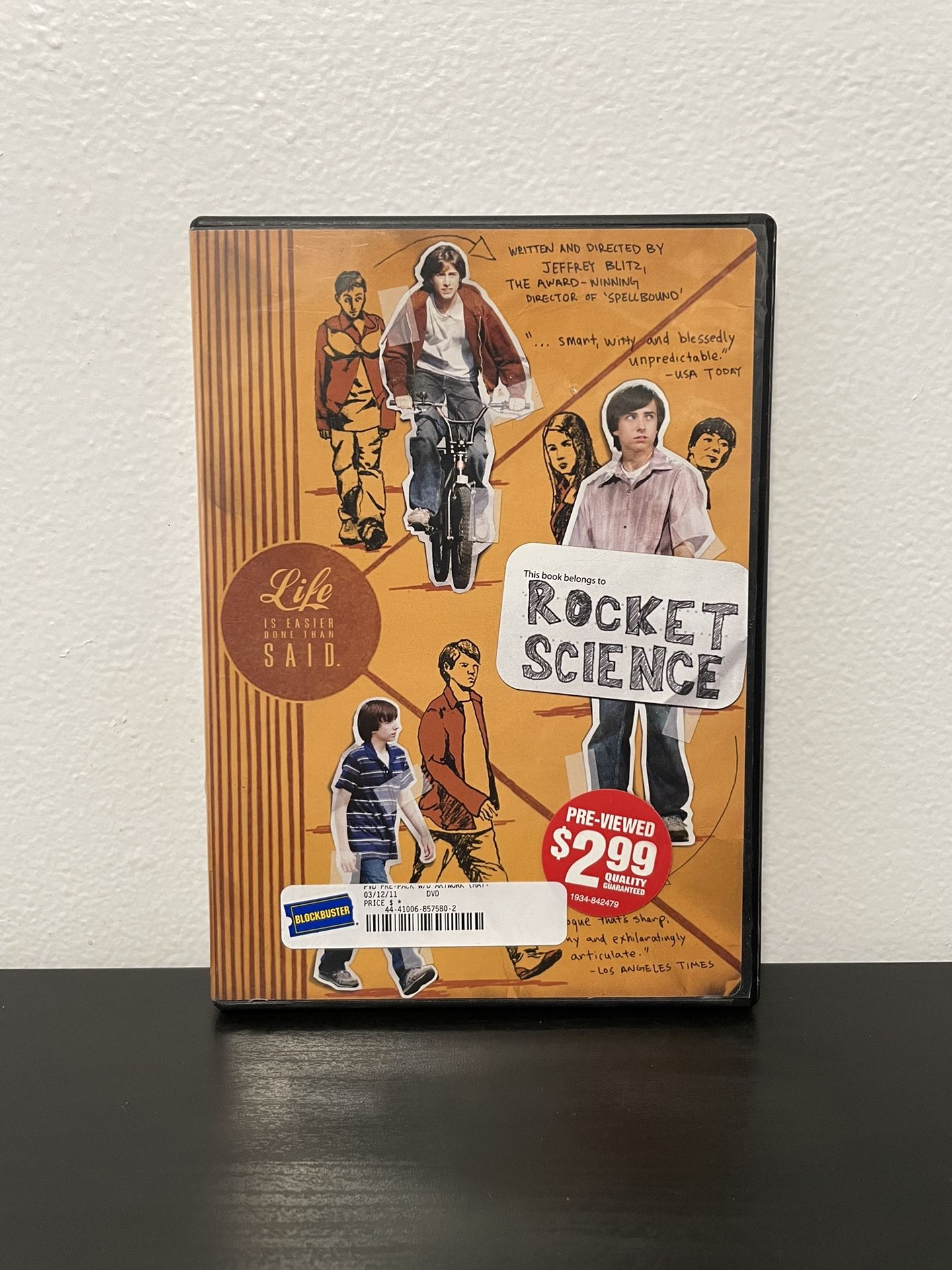 Rocket Science DVD Movie Anna Kendrick Jonah Hill Y2K Comedy HBO 2007
