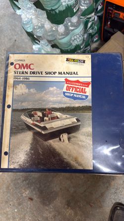 OMC Stern Dr., Shop manual 1964, 1986