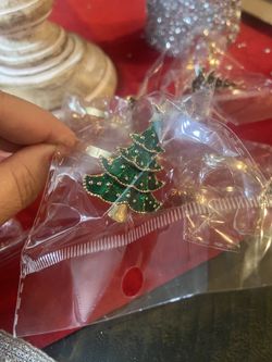 6 Pieces New Christmas Tree Napkin Rings