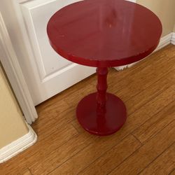 Red Lacquer Table