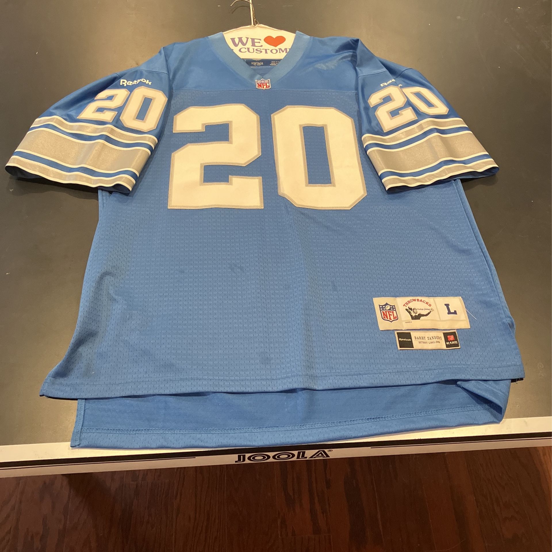 NFL Detroit Lions Barry Sanders Jersey