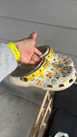 Used Pokémon crocs size 8