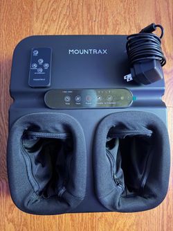 MountTrax Foot Massager w/ Heat, Air Compression, Remote & Box