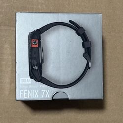 Garmin Fenix 7X Solar Multisport GPS Watch 51mm Slate Grey /w Black Band SEALED