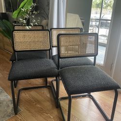 Breuer Cesca Dupe Cane Side Chairs