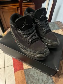 Jordan 3 black cat size 10.5